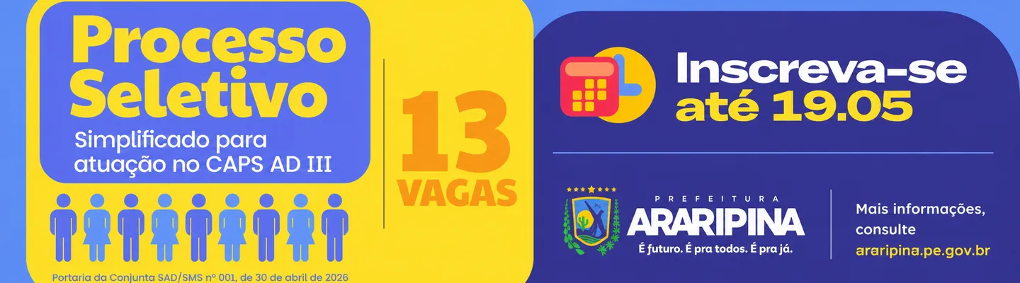 Processo Seletivo CAPS AD III